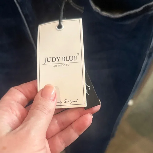 Judy Blue Dark Wash Flare Jeans - Picture 3 of 6